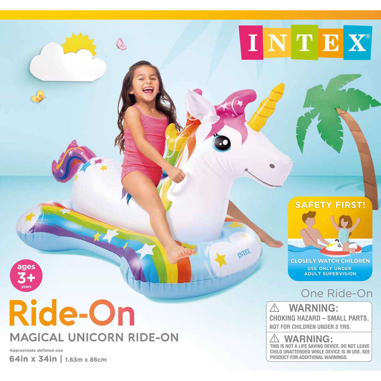 Intex unicorn hot sale float