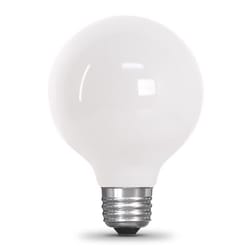Feit Enhance G25 E26 (Medium) LED Bulb Soft White 25 Watt Equivalence 1 pk