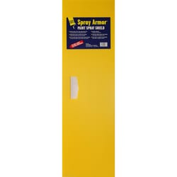 Foam Pro Spray Armor 12 in. W X 40 in. L Yellow Plastic Paint Spray Shield