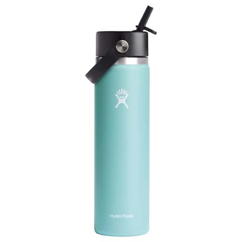 Hydro Flask Wide Mouth Stainless Steel Water Bottle with F, 32 oz Sky Blue