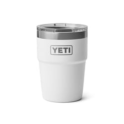 YETI Rambler 16 oz White BPA Free Stackable Tumbler with MagSlider Lid