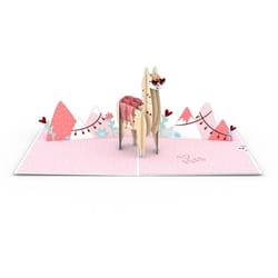 Lovepop Pop-Up Greeting Card Looking Good Llama