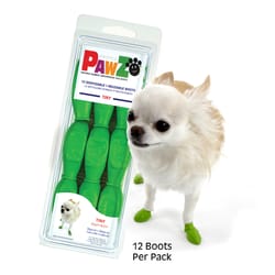 PawZ Apple Green Dog Boots Tiny