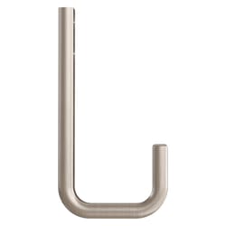 National Hardware Reed Satin Nickel Steel 4 in. L Hook 60 lb 1 pk