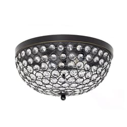 Lalia Home 6.5 in. H X 13 in. W X 13 in. L Bronze Ceiling Light