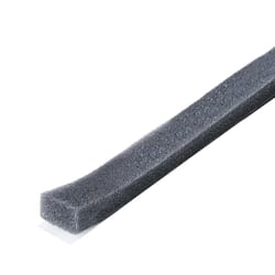 M-D BUILDING PRODUCTS Gray Foam Weather Stripping Tape For Doors and Windows 204 in. L X 0.5 in.