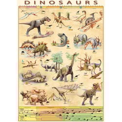 Eurographics Dinosaurs Jigsaw Puzzles Multicolored 1000 pc