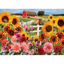 Cobble Hill Sunflower Farm Jigsaw Puzzle 1000 pc