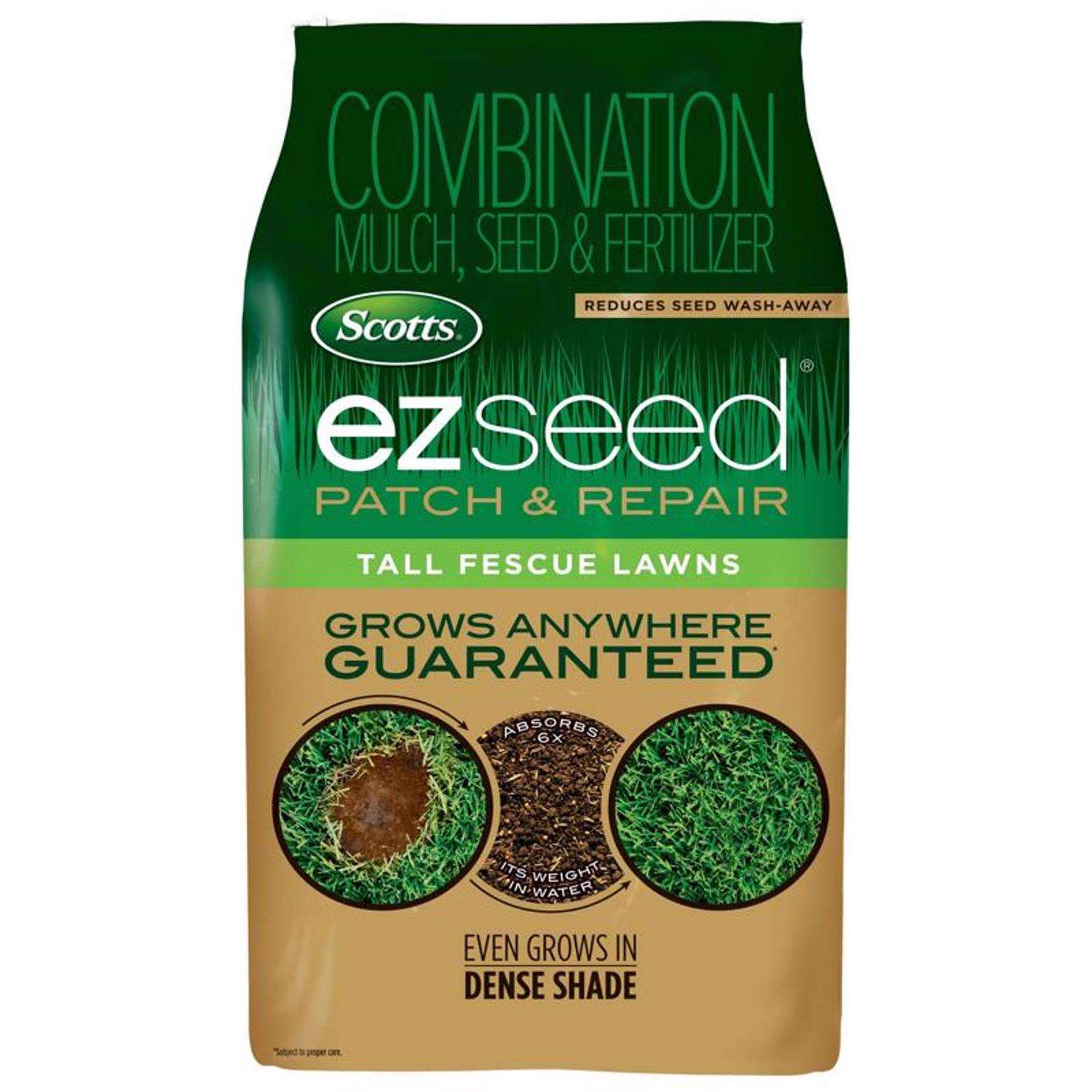 Scotts EZ Seed Tall Fescue Grass Sun or Shade Grass Spot Repair Seed 20