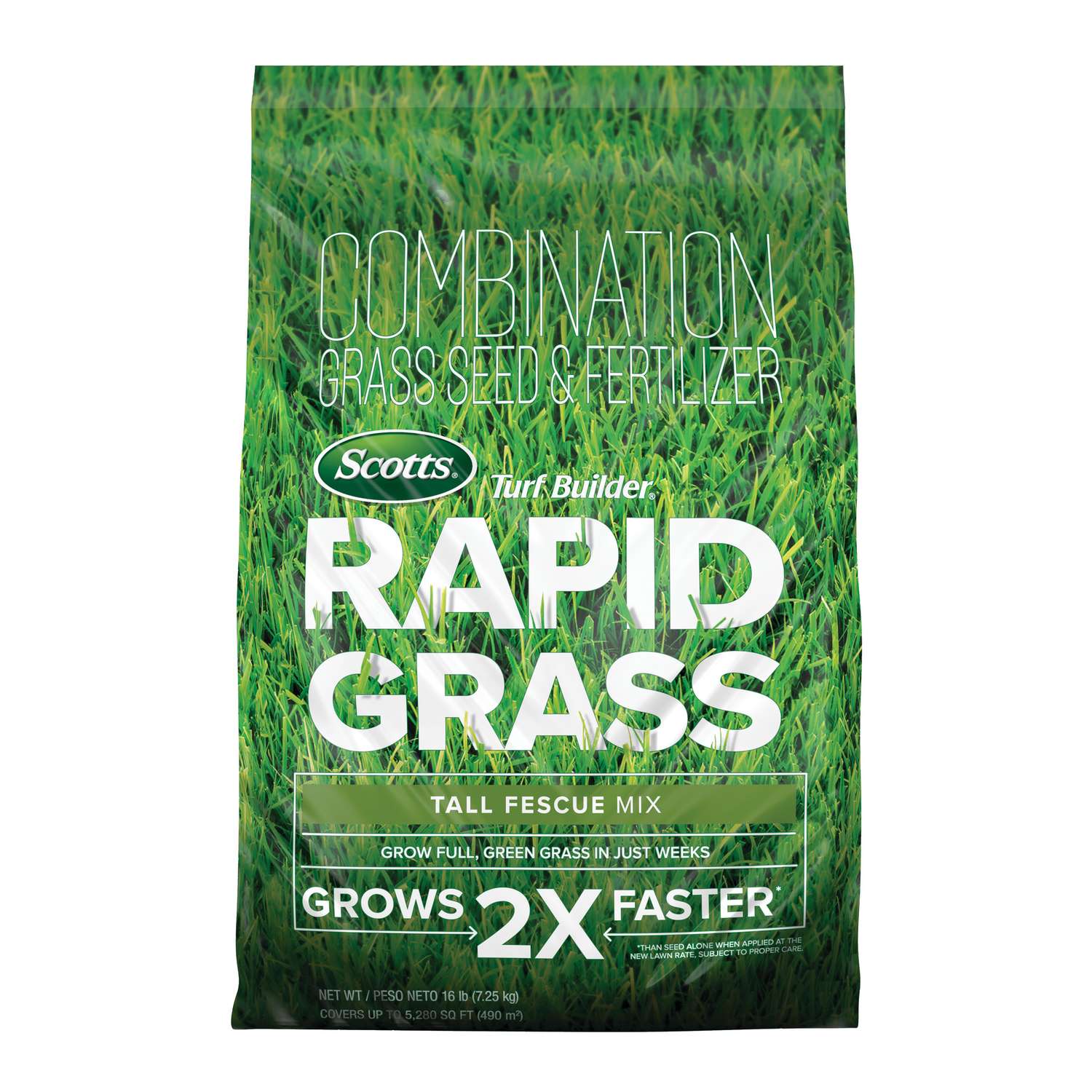 Scotts Turf Builder Rapid Tall Fescue Full Sun Grass Seed