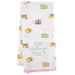 Karma Gifts Reese White Cotton Camper Tea Towel 1 pk