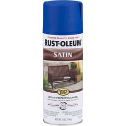 Rust-Oleum Stops Rust Satin Sapphire Protective Enamel Spray Paint 12 oz