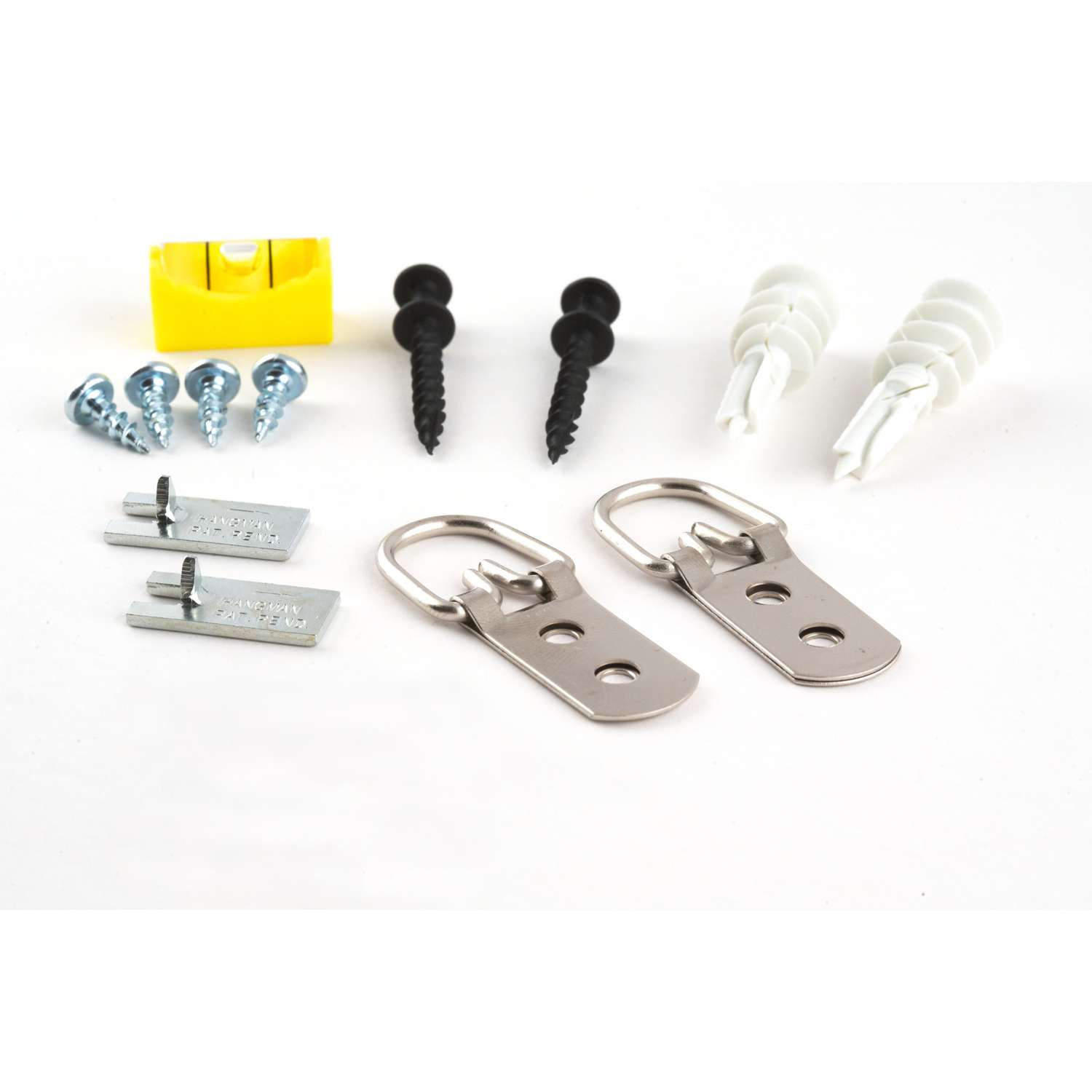 Hangman Silver D-Ring Hanger 100 lb 2 pk Hangman Silver D-Ring Hanger 100 lb 2 pk
