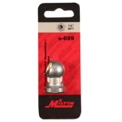 Milton Single Head Air Chuck 1/4 in. 1 pc