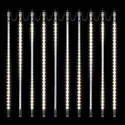 Alpine LED Warm White 54 ct Icicle Light String 9 ft.