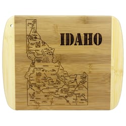 Totally Bamboo A Slice of Life 11 in. L X 8.75 in. W X 0.5 in. Bamboo Cutting Board