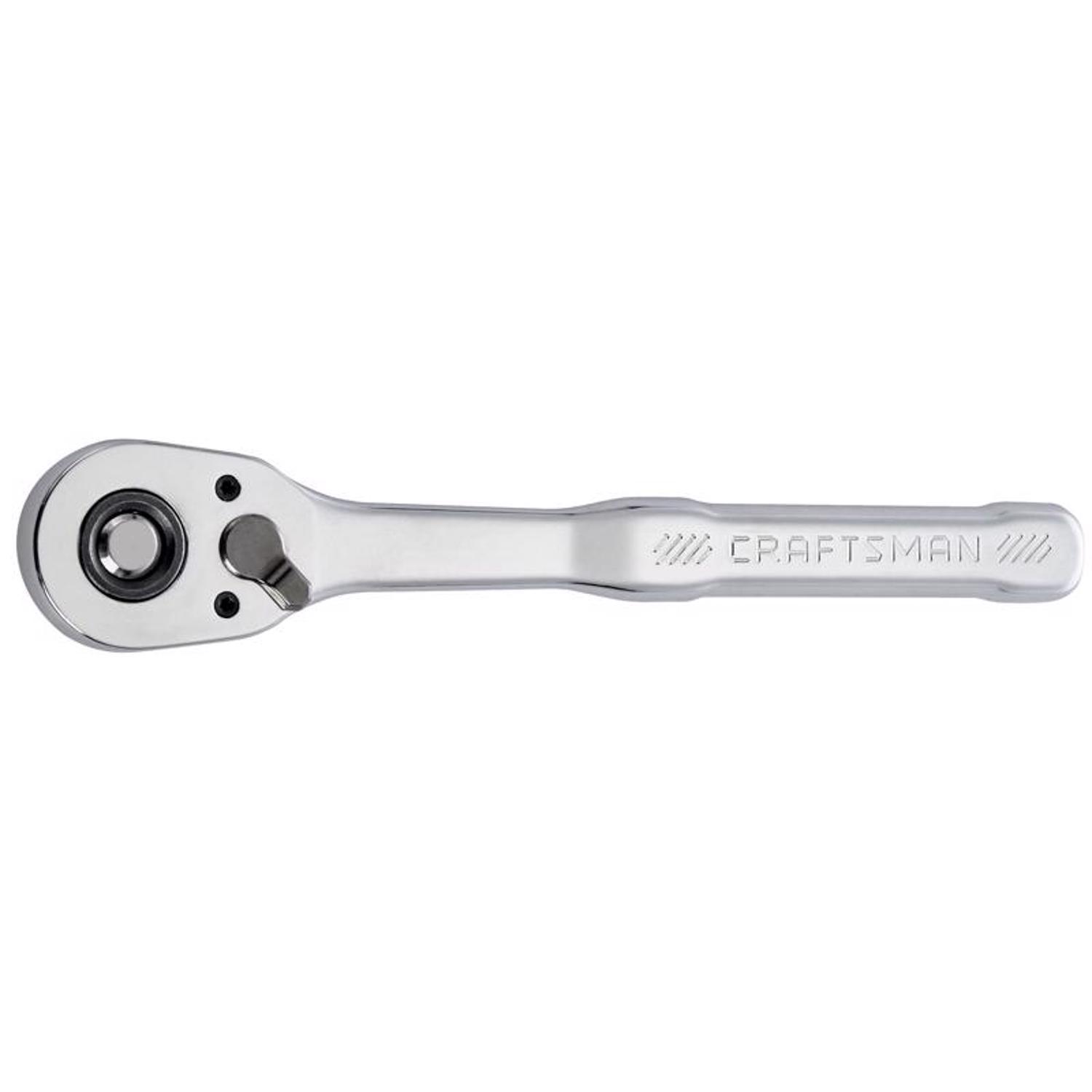 Craftsman 1/2 in. 12 Point SAE Ratcheting Wrench, 6.4 in. L Craftsman 1/2 in. 12 Point SAE Ratcheting Wrench, 6.4 in. L