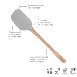 Tovolo FlexCore Oyster Gray Silicone Spatula