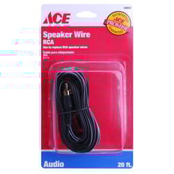 Ace 20 ft. L Speaker Wire RCA