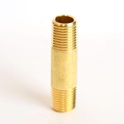 ATC 1/4 in. MPT X 1/4 in. D MPT Red Brass Nipple 2 in. L