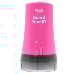 PLUS Guard Your ID 2.69 in. H X 1.5 in. W Round Pink Identity Protection Roller 1 pk