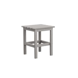 Durogreen Gray Square HDPE Classic Side Table