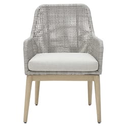 Signature Design by Ashley Seton Creek Gray Aluminum Frame Dining Armchair