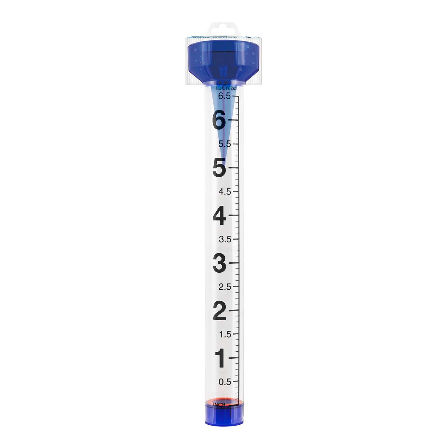 6-inch Capacity Acrylic Rain Gauge