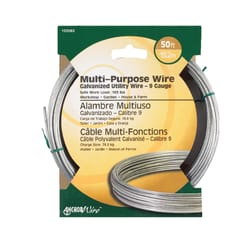 Hillman 3.5 in. D X 50 ft. L Galvanized Steel 20 Ga. Stove Pipe Wire Hillman 3.5 in. D X 50 ft. L Galvanized Steel 20 Ga. Stove Pipe Wire