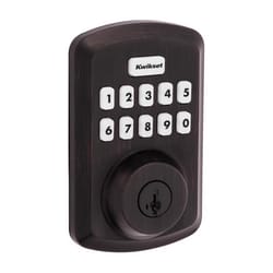 Kwikset SmartCode Venetian Bronze Zinc Electronic Deadbolt