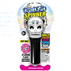 Magic Seasons LED Day of the Dead Spinner 1 pk