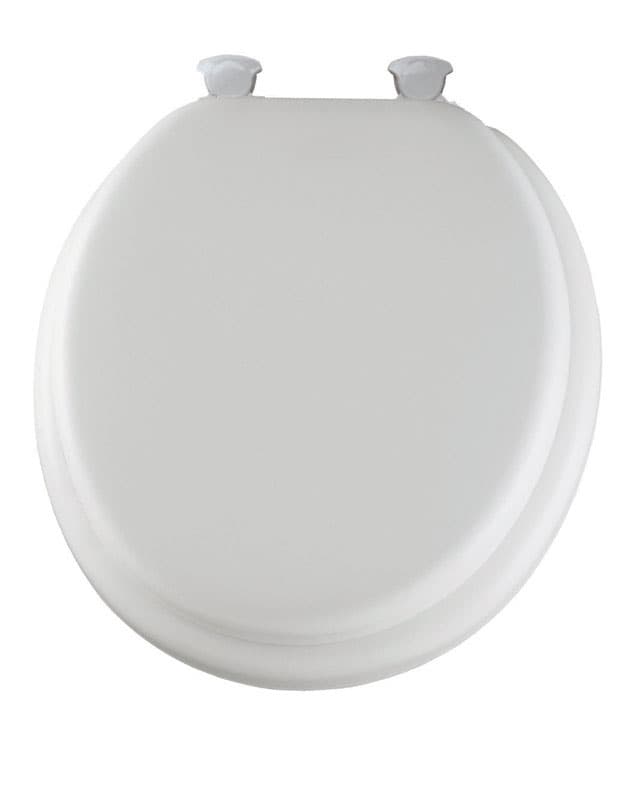 oblong padded toilet seat