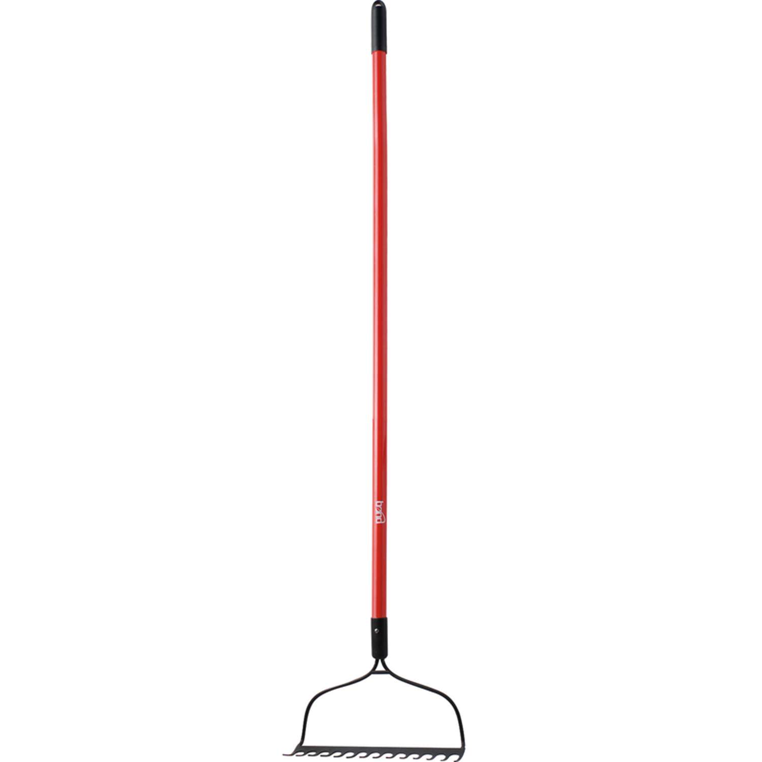 Bond 60 in. 14 Tine Steel Bow Rake Fiberglass Handle - Ace Hardware