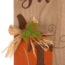Glitzhome 42 in. Give Thanks Sign Fall Decor
