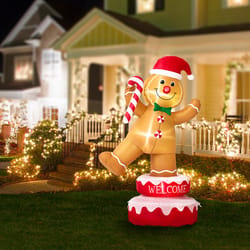 Glitzhome Gingerbread Man 6 ft. Inflatable