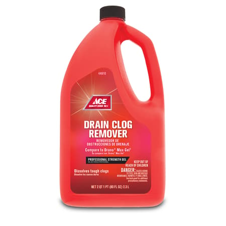 Zep 10 Minute Hair Clog Remover Gel Drain Cleaner 128 oz - Ace
