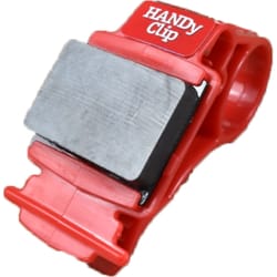 Handy Red Plastic Can Clip
