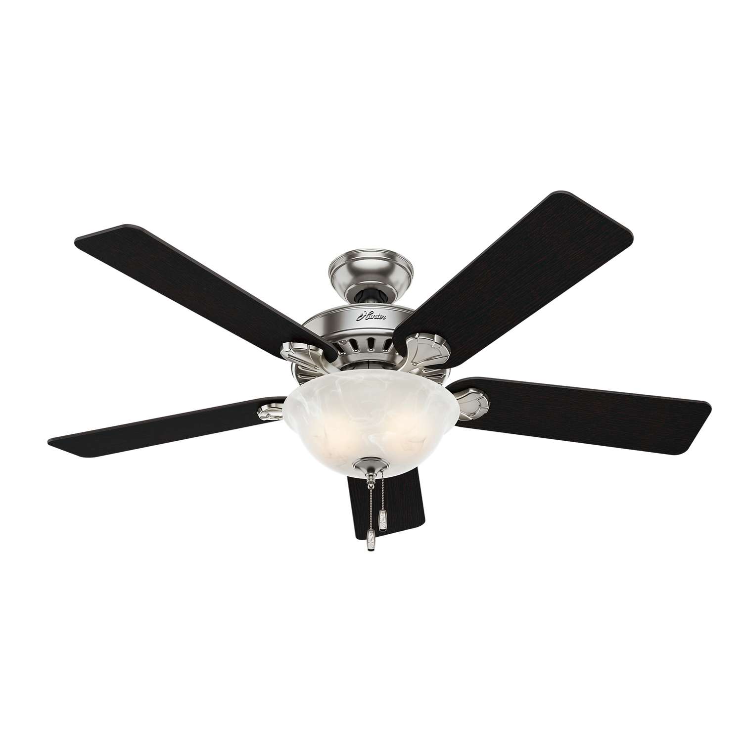 Hunter Fan Pro's Best 52 in. Brushed Nickel LED Indoor Ceiling Fan
