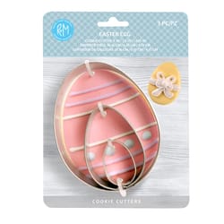 R&M International Silver Steel Cookie Cutter Set