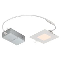 Westinghouse White 4 in. W LED Canless Recessed Downlight 10 W