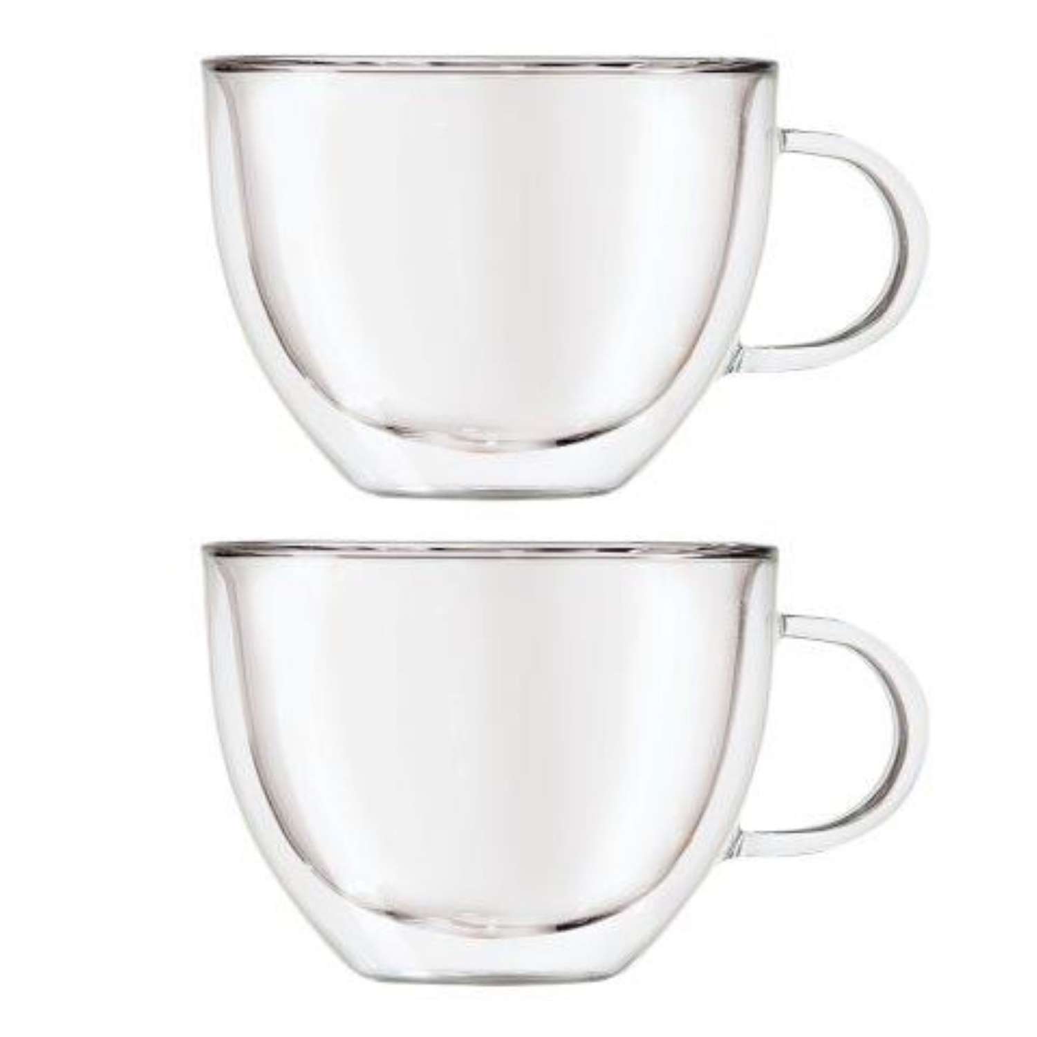 BonJour Clear Glass Cappuccino Cup Insulated Mug 2 pk - Ace Hardware
