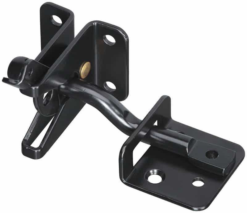 National Hardware Black Steel Automatic Gate Latch Ace Hardware