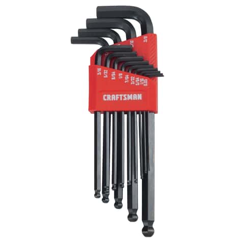 Craftsman SAE Long Arm Ball End Hex Key Set, 13 pc