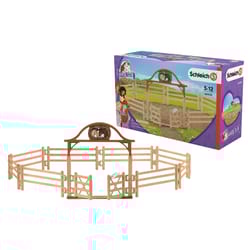 Schleich Horse Club Paddock w/Entry Gate Toy Multicolored