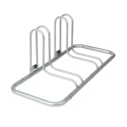 Retrospec Steel Bicycle Storage Rack 2 Bike Silver