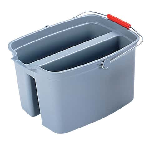 Rubbermaid Roughneck Heavy-Duty Utility Bucket, 15-Quart, Bisque, Sturdy Pail  Bucket Organizer Household Cleaning Supplies