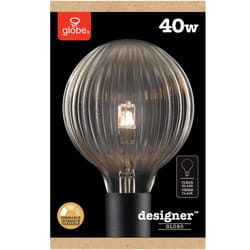 Globe Electric Globo 40 W G40 Decorative Incandescent Bulb E26 (Medium) Amber 1 pk