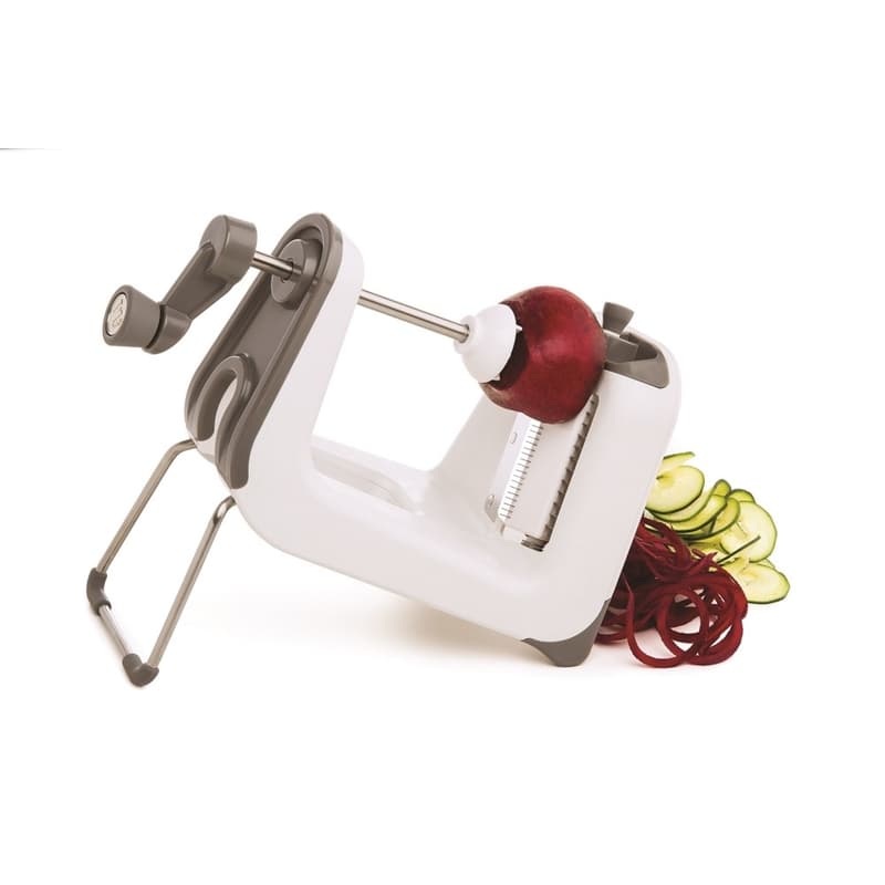 Progressive PL8 Gray/White Silicone/Stainless Steel Spiralizer Sansujyuku sansujyuku.com