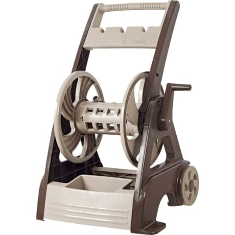 Ames NeverLeak 250 ft. Brown Wheeled Hose Reel Cart