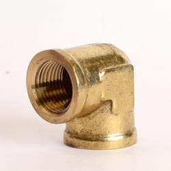 ATC 3/8 in. FPT 3/8 in. D FPT Brass 90 Degree Elbow